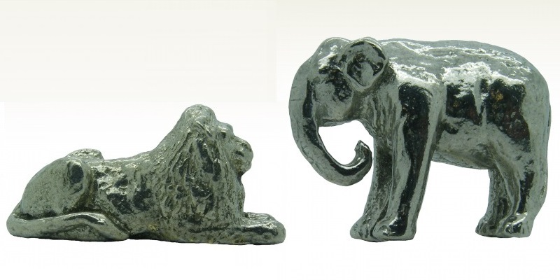 WWF lion and elephant whimsies