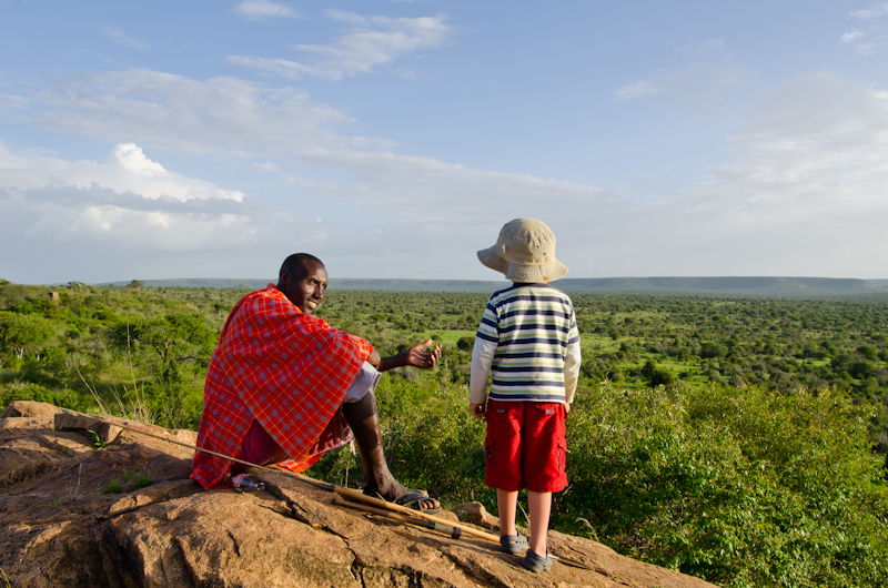 Joseph Fynn Rocks Laikipia Wilderness child Masai Laikipia Kenya