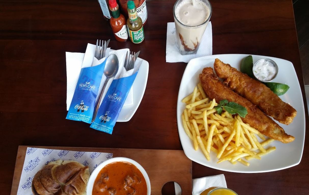 news cafe nairobi fish and chips