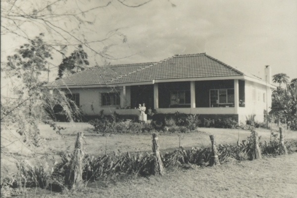Simon Stevenson's house out in the bush, near Moshi Tanzania 