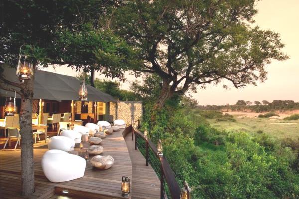 Ngala Tented Camp Kruger South Africa river view @andbeyondsafari