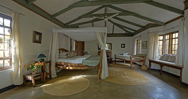 Generous bedrooms at Rivertrees Country Inn, Arusha, Tanzania