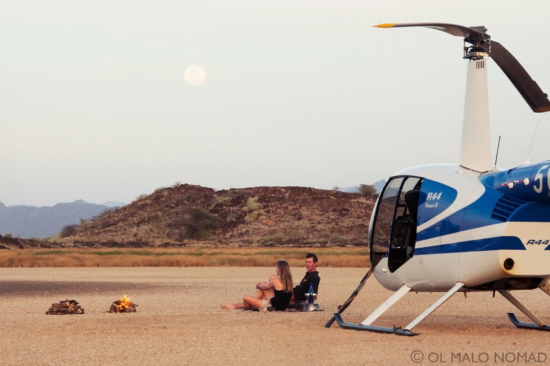 Helicopter Adventure, Ol Malo, Kenya