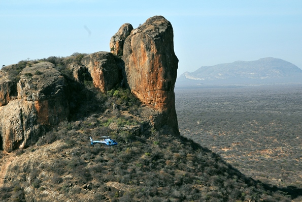 Naitodo rocks - Samburu helicopter tour