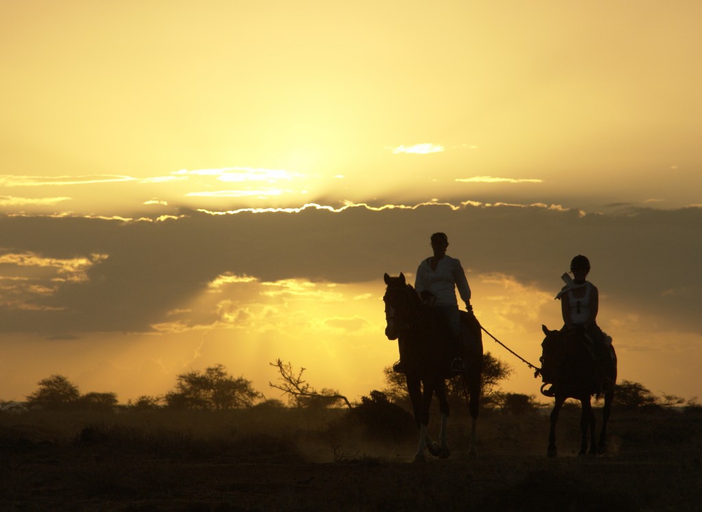 Ol Malo, riding at sunset, Ol Malo, Laikipia, Kenya