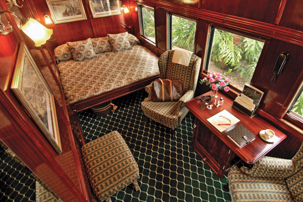 Rovos Rail Bedroom, luxury train