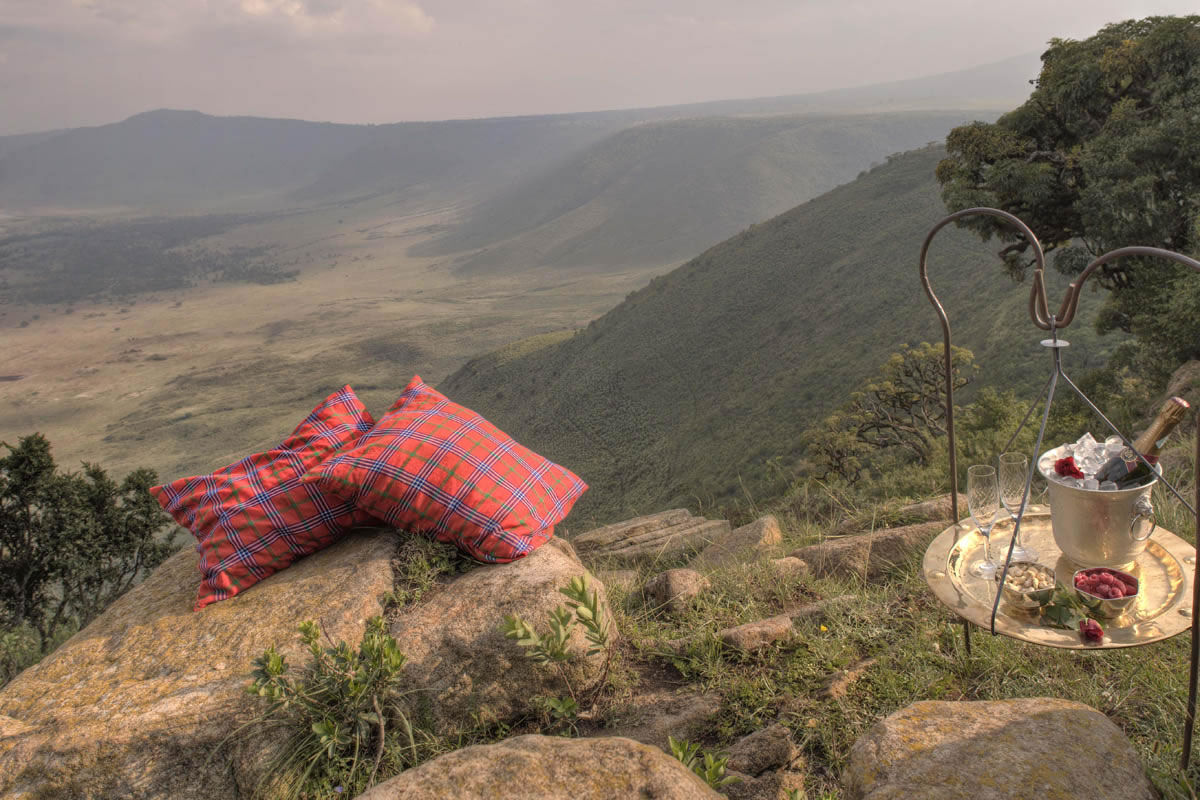 Ngorongoro Crater Lodge views