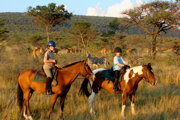 Children on horseback, Ants Hill and Ant’s Nest, Waterburg, South Africa