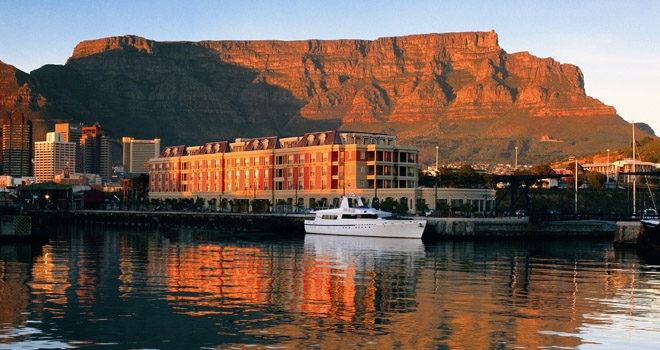 Cape Grace overlooking historical V&A waterfront