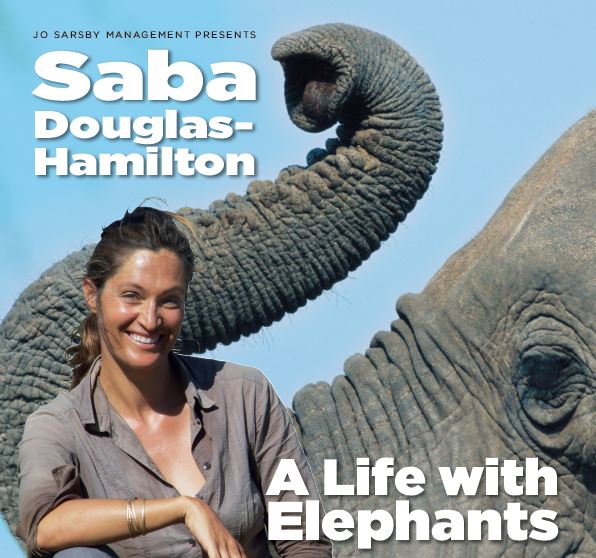 Saba A Life with Elephants Saba Douglas-Hamilton UK tour 