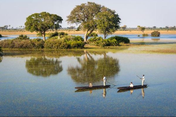 Jao Camp Botswana - Mokoro Landscape - Dana Allen