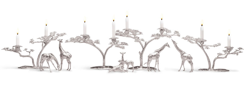 Fari tree collection Acacia tree silver candelabra Patrick Mavros 