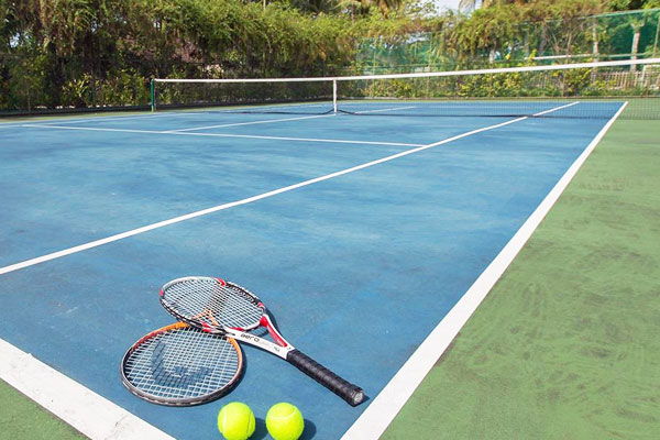 Tennis court at Lily Beach Maldives