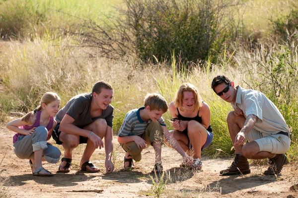 Walking safaris with teens