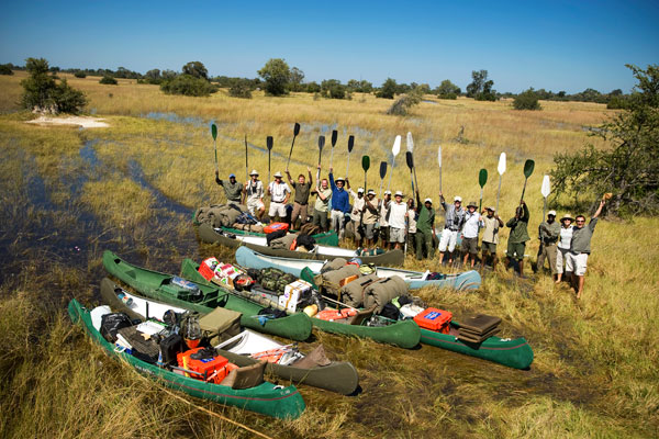 Selinda Canoe Trail solo safari in Botswana