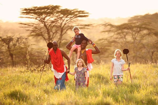 Family fun at Sirikoi House, Lewa, Kenya