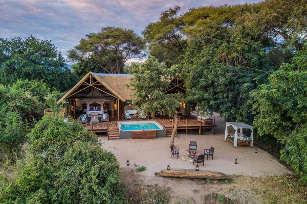 Chiawa Camp safari suite, Lower Zambezi, Zambia