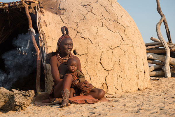 Himba mother and child new safari camp openings 