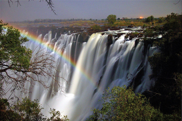Moonbow at Victoria Falls - Sindabezi