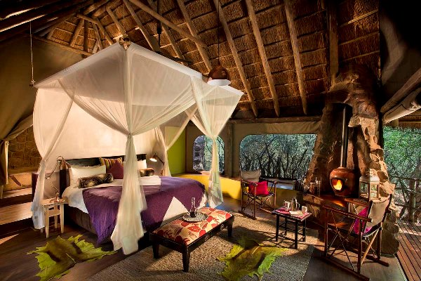 Malaria Free Bush and Beach Jaci's Safari Lodge tented bedroom suites