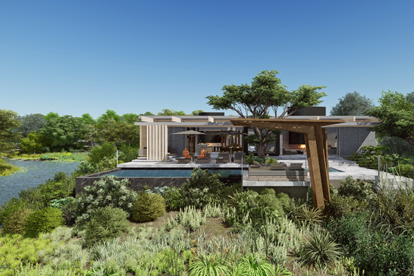 Artist’s impression of a the new Cheetah Plains camp 'micro lodges' South African Safaris