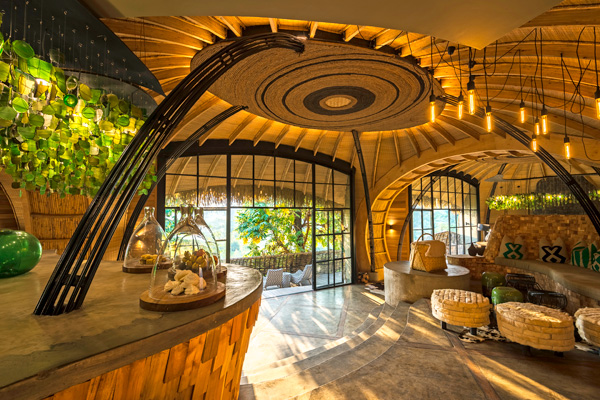 Stunning accommodation at Bisate Lodge, Volcanoes National Park, Rwanda