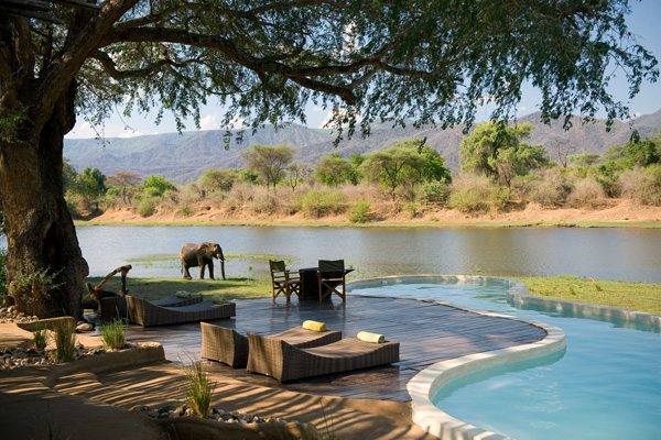 Not your average back garden, Chongwe River House