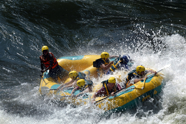 White water rafting at Thorntree River Lodge