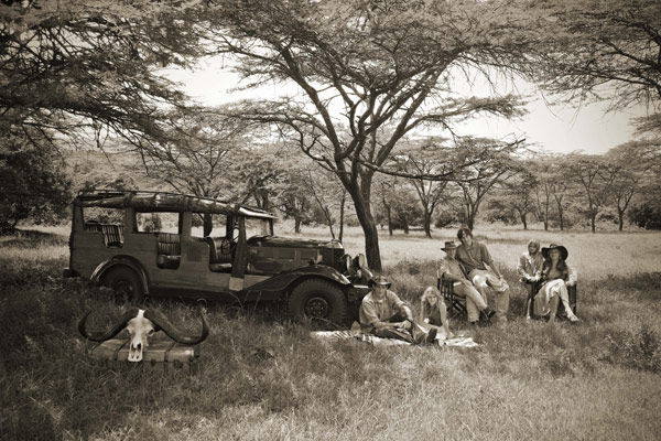 Game drive, Cottar's 1920s Safari Camp