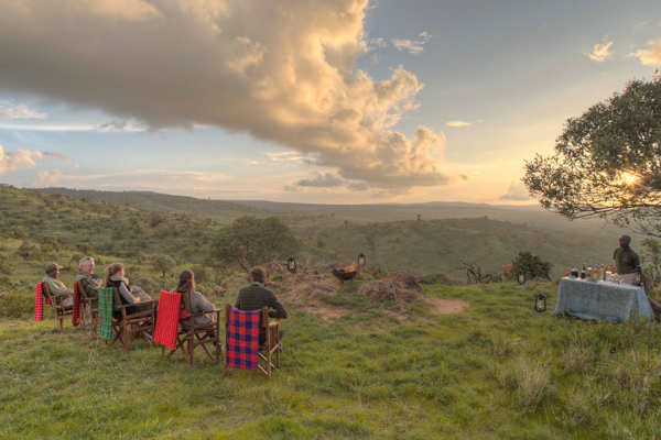 Sundowners at Borana Lodge, Kenya