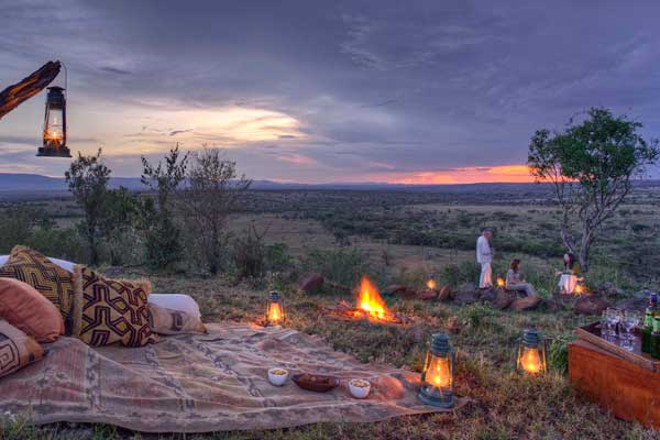 Sundowners at Kicheche Valley Camp