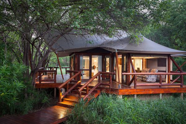 Spacious and comfortable accommodation at Tuli Safari Lodge