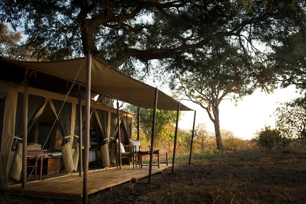 Classic tented accommodation at Chada Katavi