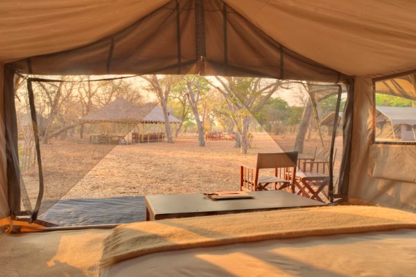 Tented accommodation at Chobe Under Canvas