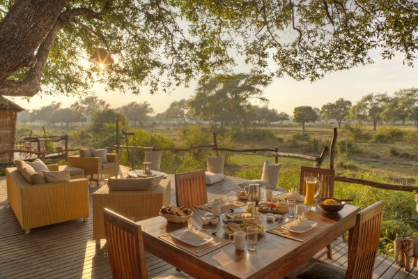 Morning views from Jackalberry Tree House, South Luangwa, Zambia.